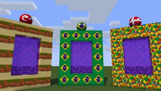 Countryballs School: Custom Portal (Minecraft Animation)