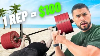 Beat The IMPOSSIBLE Bench Press, Win $100