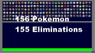 156 Pokémon and 155 Eliminations Marble Race in Algodoo - Gen 5 Edition