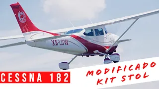 Cessna 182 modificado con KIT STOL