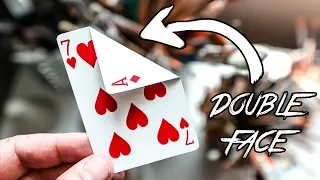 Learn the DOUBLE FACE card trick - Magic Tutorial