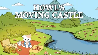 HOWL'S MOVING CASTLE Ambience 🌱 Lofi POMODORO Study Session 25/5 - Studio Ghibli inspired ASMR&Music