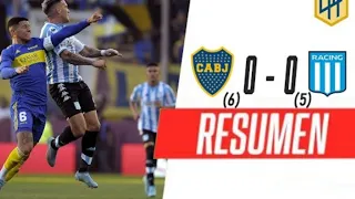 Boca vs Racing (6-5) Penales Completos Semifinales