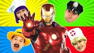 Finger Family Professions Song |  Superheroes & More | Kids Songs and Nursery Rhymes | BalaLand