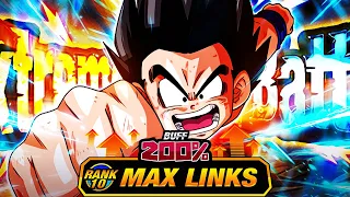 REALLY STRONG!! LEVEL 10 LINKS 100% RAINBOW STAR EZA INT KID GOKU! (DBZ: Dokkan Battle)