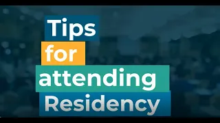 Tips for Attending Residency