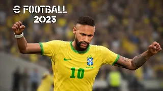 eFootball 2023 - Gameplay | Brazil vs Germany | 4K PC