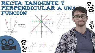 Recta tangente y perpendicular a una función