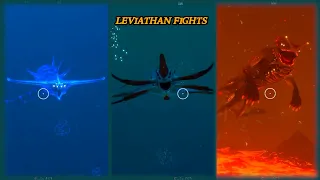 Subnautica Fighting All Leviathan's (All Bosses)