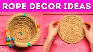 Home Decor Ideas With A Rope! DIY Rope Crafts That Make Your Home Cozy! | A+ hacks