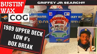 1989 Upper Deck Low Numbers Box Break - Can we find a Griffey Jr.?