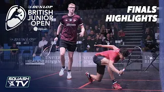 Squash: Dunlop British Junior Open 2020 - U17 & U19 Finals Highlights