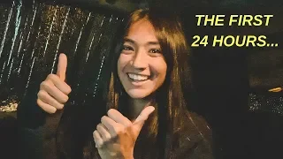 the first 24 hours living in the honda civic 🚗