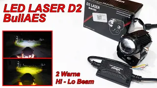 Review LED Laser D2 BullAES 2 Warna Hi-Lo Beam