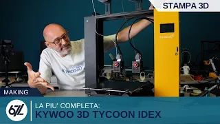 Kywoo 3d Tycoon Idex, due estrusori, guida lineare e non solo! Una stampante 3D top! Recensione!