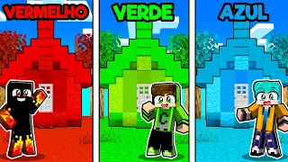 GANHAMOS CASAS COLORIDAS NO MINECRAFT