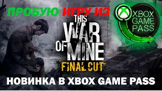 THIS WAR OF MINE FINAL CUT | ПРОБУЮ ИГРУ ИЗ XBOX GAME PASS | XBOX SERIES S