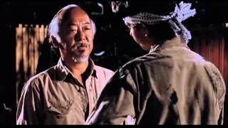 The Karate Kid - Mr. Miyagi teaches Daniel