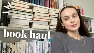 HUGE BOOK HAUL 30+ books | poetry, fantasy, sad girl reads & more