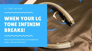 How to Fix LG Tone Infinim HBS 910 Bluetooth Headset