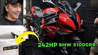 242 HP on my BMW S1000RR  | Dyno tune!!