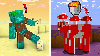 😱10 Mobs com SEGREDOS no Minecraft