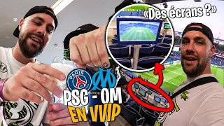 Le Classico PSG - OM en VVIP, c'est quoi ? (repas gastronomique, écran devant le siège...)