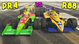 ¿QUÉ FÓRMULA 1 CORRE MAS? PR4 vs R88! - GTA V ONLINE - GTA 5 ONLINE