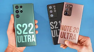 Samsung Galaxy S22 Ultra vs Note 20 Ultra / S21 Ultra - WORTH THE UPGRADE?