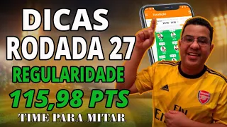 DICAS RODADA 27º CARTOLA FC 2021 - TIME TIRO CURTO E CLASSICA MITAMOS 115,98 PTS  | FOCO NA MITADA!