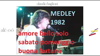 BAGLIONI "amore bello" medley "ale oo" 1982 STEREO