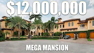 Inside a $ 12 MILLION DOLLAR MEGA MANSION with 5 BARS, ELEVATOR AND SPA