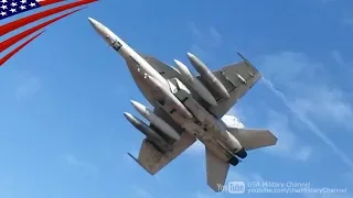 F/A-18 & F-5 Ultra Low Pass