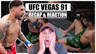 Trash Card that DELIVERED! UFC Vegas 91: Recap & Reaction