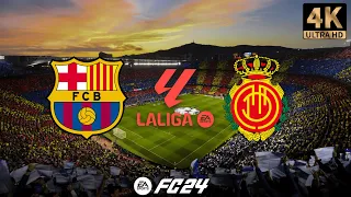 Barcelona vs Mallorca | La liga | EA FC 24 | PS5™ 4K HD