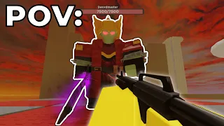 I beat SWORDMASTER in first person.. | FDL (ROBLOX)