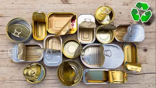 4 Amazing Recycling Ideas with Tin Cans!