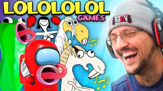 These GAMES had me Laughing Hard!! 😂 Singing Blobs & Random LOL Mini-Games (FGTeeV gets Weird Again)