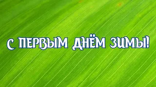 САМОЕ КРАСИВОЕ ПОЗДРАВЛЕНИЕ С ПЕРВЫМ ДНЕМ ЗИМЫ