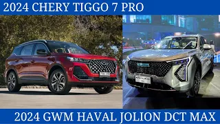 2024 Chery Tiggo 7 Pro Vs. 2024 GWM Haval Jolion DCT Max Comparison - Which is Better?