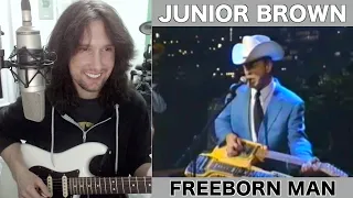 British guitarist analyses Junior Brown's PLETHORA of technique!