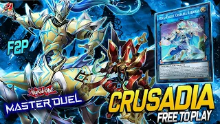 Crusadia Deck 🎲 F2P | Gameplay 🎮  +  Deck profile ✔️ | MASTER DUEL