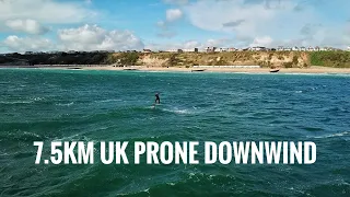 7.5KM UK PRONE DOWNWIND - Boscombe Pier to Hengistbury Head