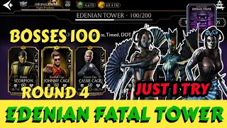 Fatal Edenian Tower 2023 | 100 bosses R4 | Beat By Gold Team | Mk Mobile