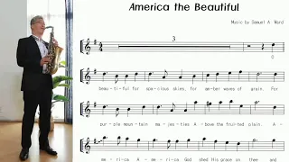 미국인들에게 국가에 준하는 사랑을 받는 "America the Beautiful" Alto Saxophone cover.