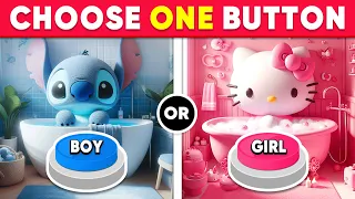 Choose One Button! BOY or GIRL Edition 💙🎀 Daily Quiz