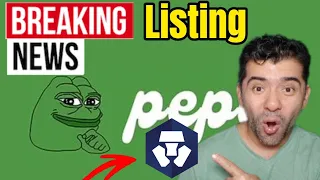 #pepe BREAKING NEWS Crypto COM Lista Pepe Coin