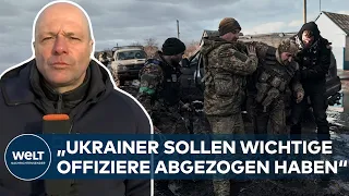 UKRAINE-KRIEG: „Zufahrtswege nach Bachmut wohl unter russischer Kontrolle“