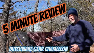 5 Minute Backpacking Gear Review // Dutchware Gear Chameleon