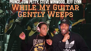 Prince, Tom Petty, Steve Winwood, Jeff Lynne "While My Guitar Gently Weeps" Reaction | Asia and BJ